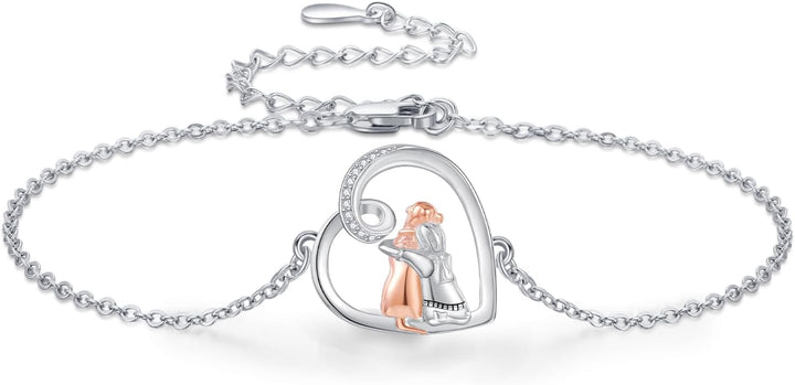 Braccialetto di amicizia regolabile a tema cane