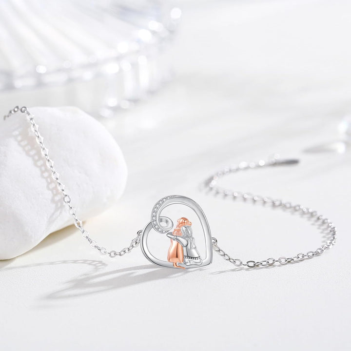 Braccialetto di amicizia regolabile a tema cane