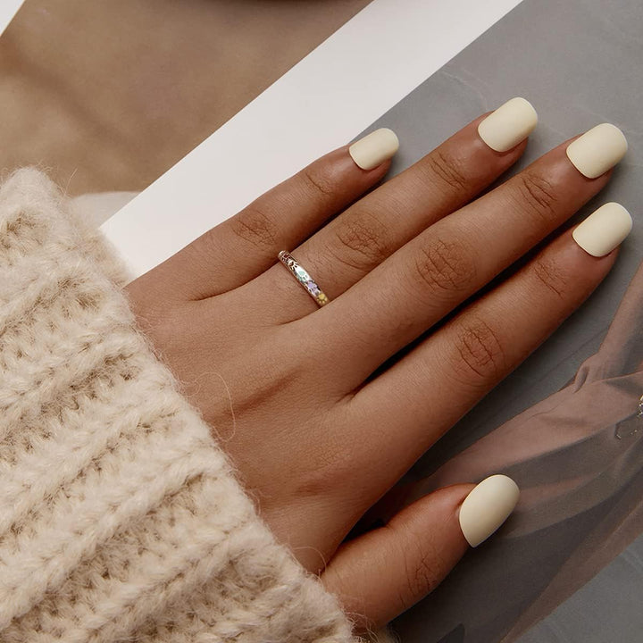 Anello con impronta di zampa realizzato in argento sterling S925