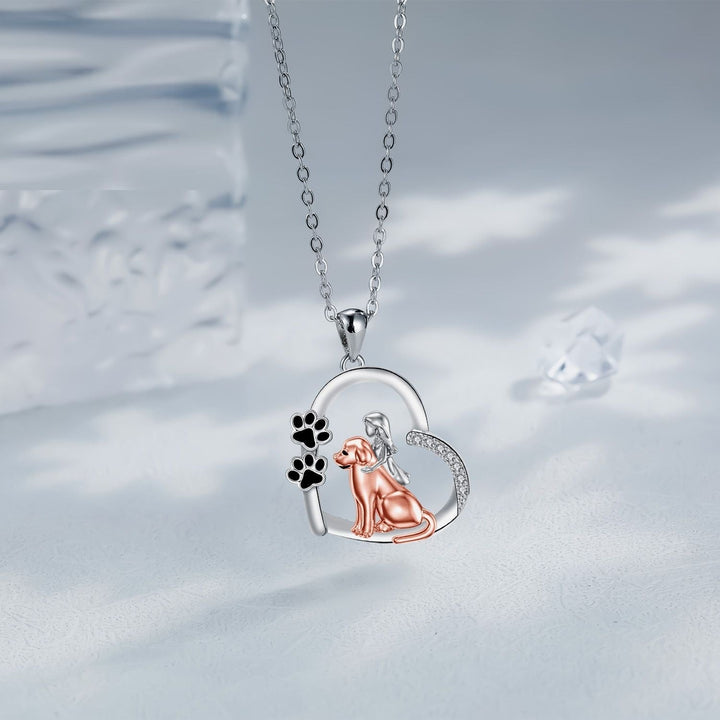 Collana del fedele compagno - Cagnolino e proprietario