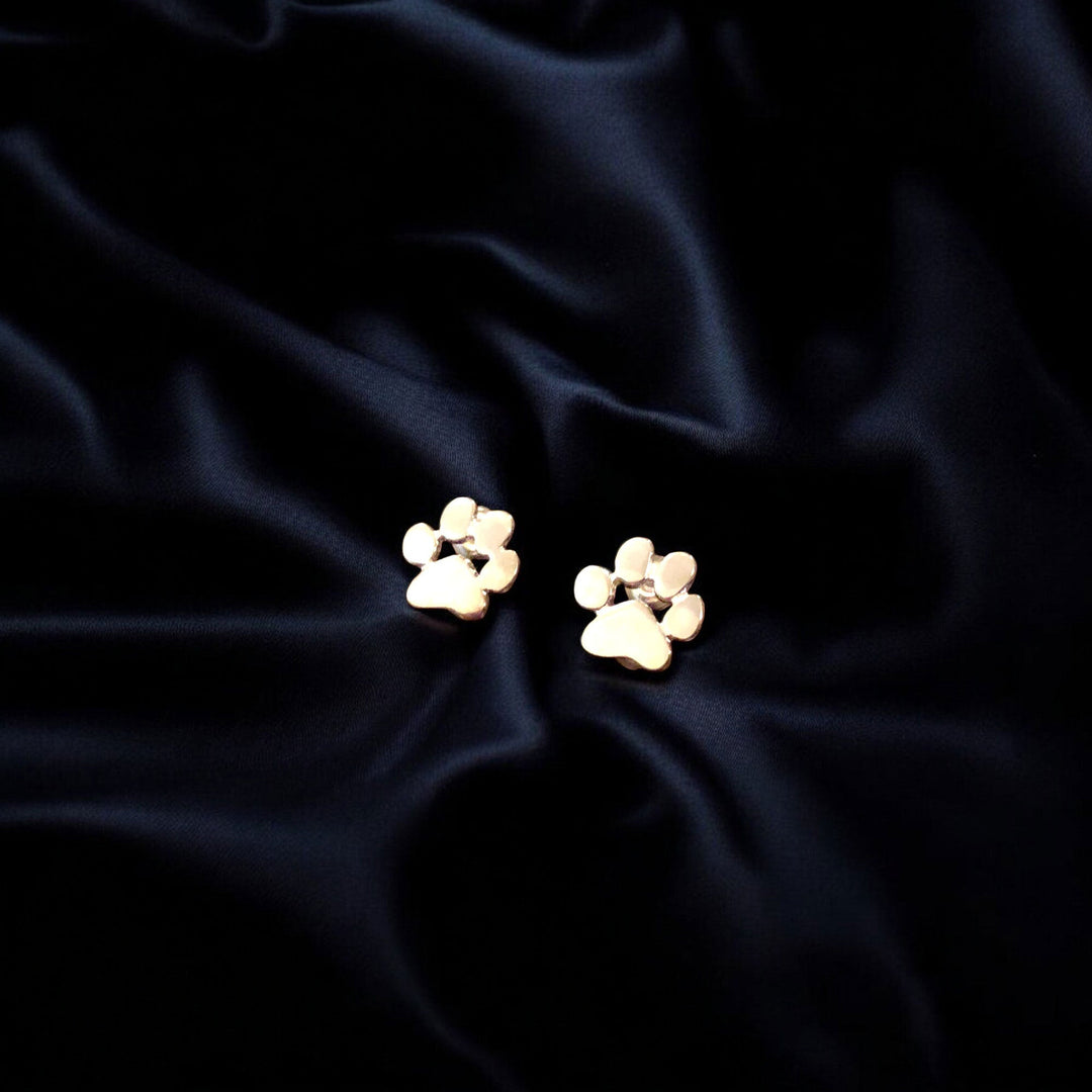 Orecchini a forma di zampa in acciaio inossidabile ipoallergenico