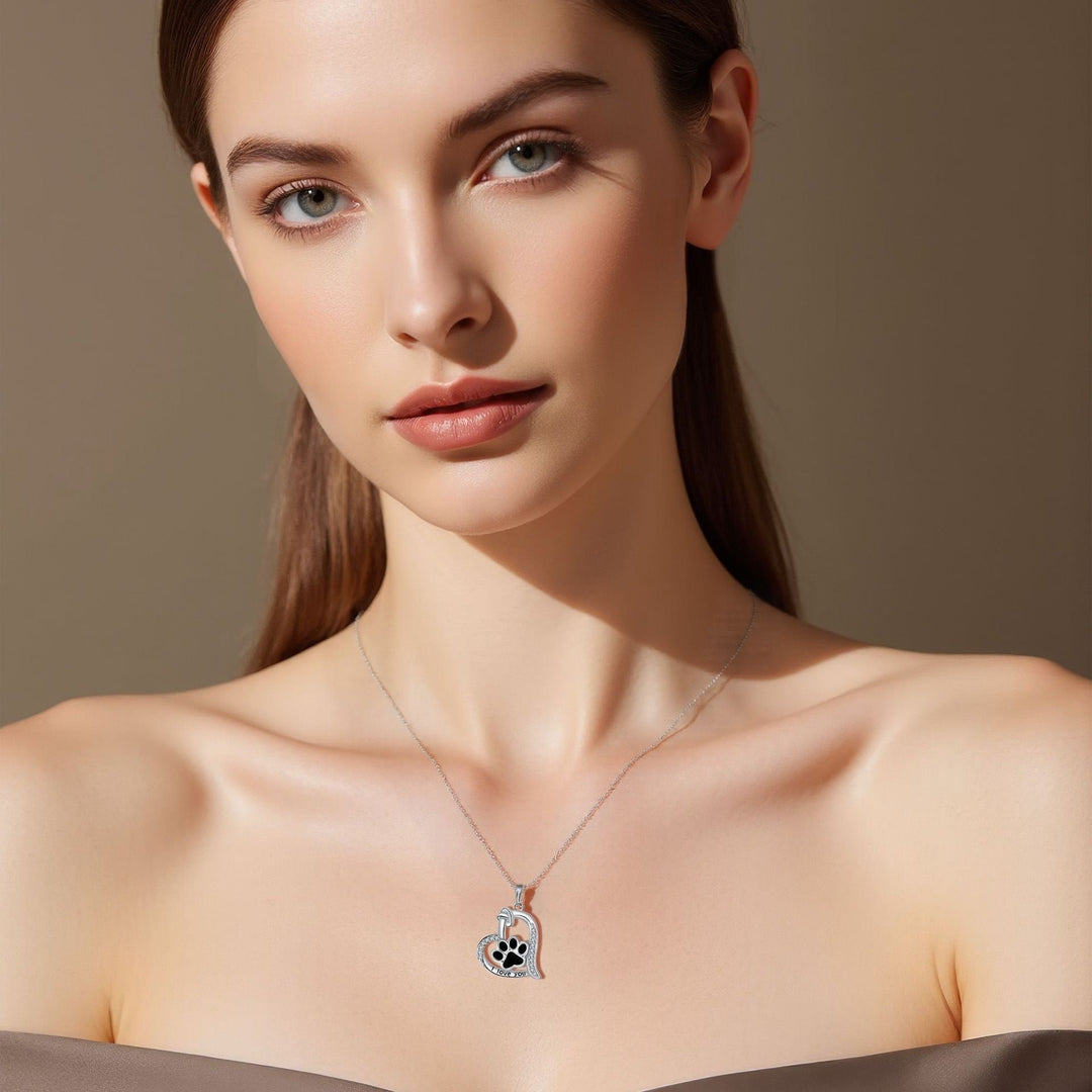 Collana Heart & Paw - Un Ricordo dei Fedeli Compagni