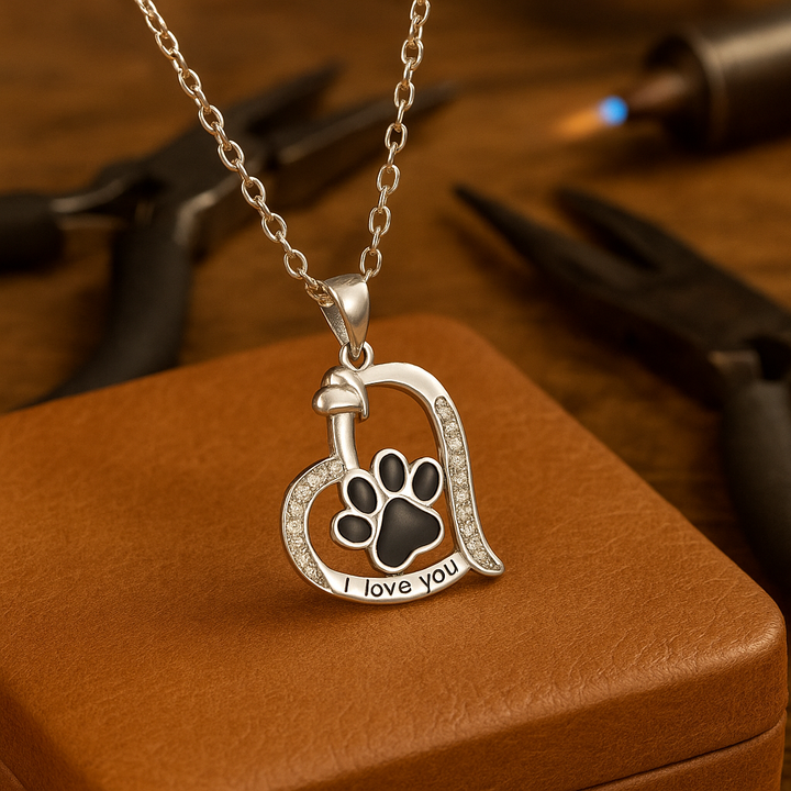 Collana Heart & Paw - Un Ricordo dei Fedeli Compagni